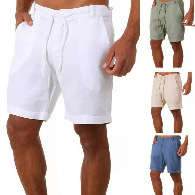 Men's Lace-Up Casual Shorts